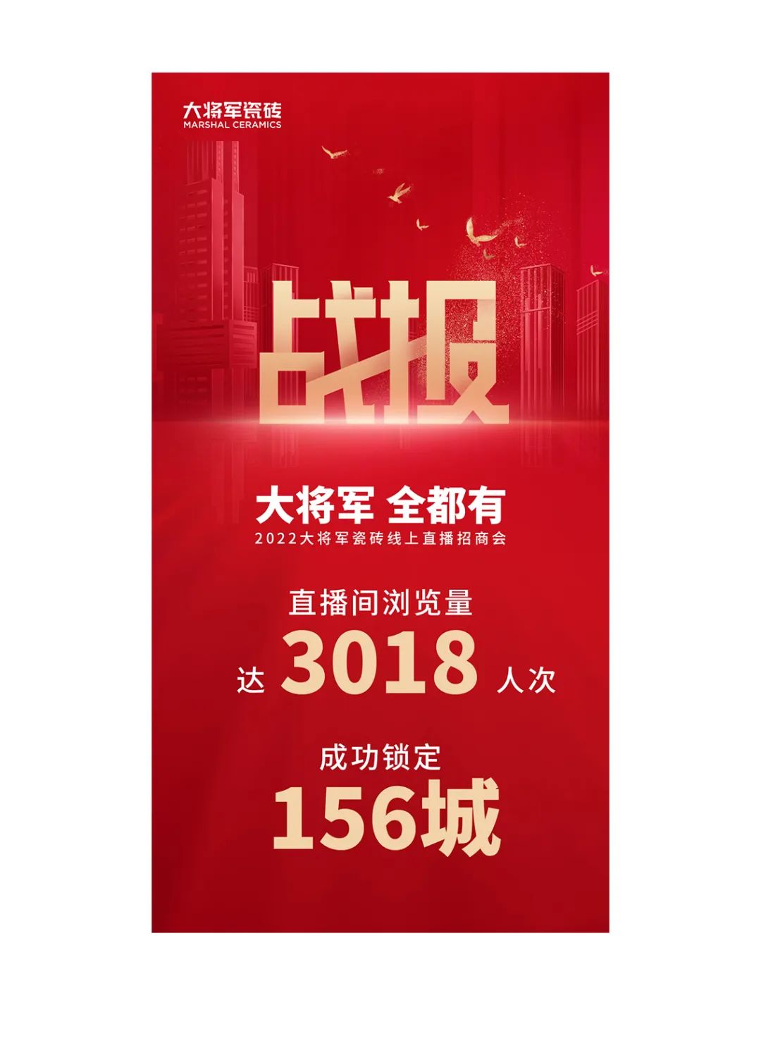 一線品牌大將軍瓷磚，招商盛起！再次開啟黃金時代！(圖3)
