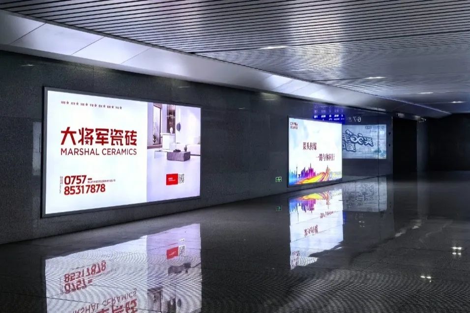 全速前進丨大將軍瓷磚機場&高鐵廣告再登廣東，開啟黃金廣告位的“霸屏模式”！(圖7)