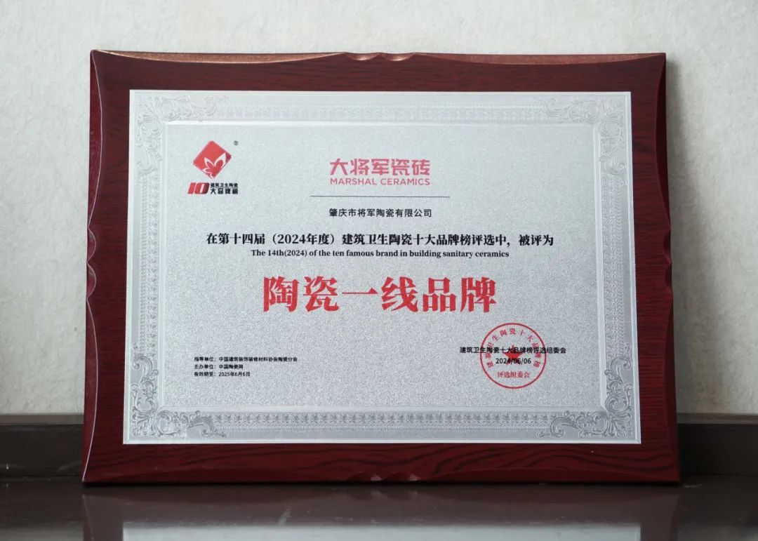 品牌標桿，綻耀不凡 ！恭喜大將軍瓷磚榮膺 “陶瓷一線品牌”、 “瓷磚十大品牌”兩大獎項(圖9)